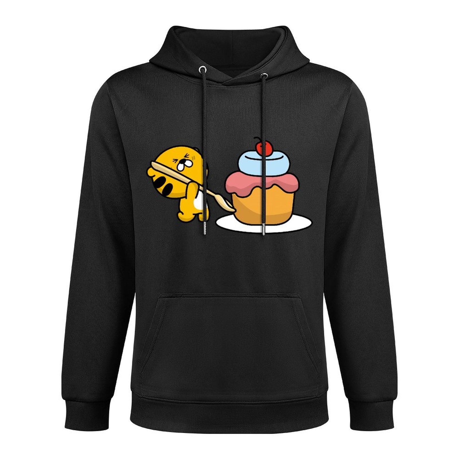 Solid SoftLine Front Graphic Hoodies