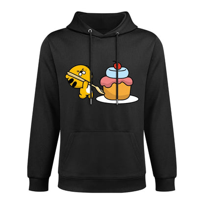 Solid SoftLine Front Graphic Hoodies