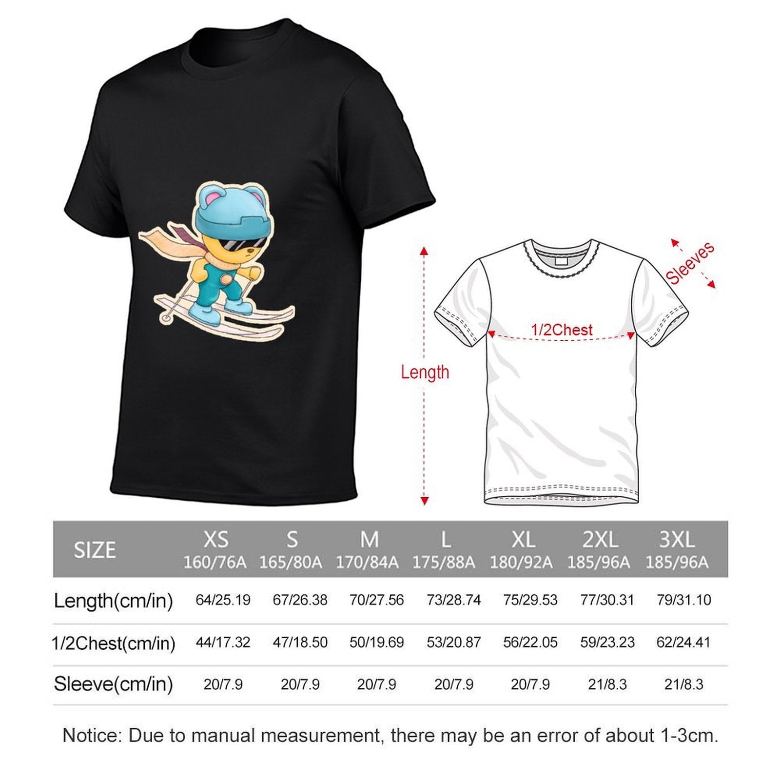 Inlex Bear T-shirtsPremium Vibrant Colors T-Shirt