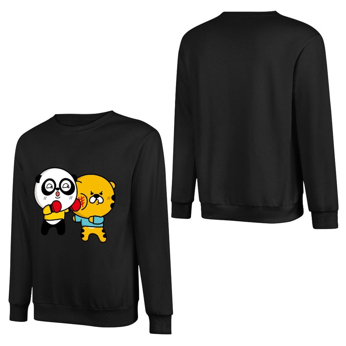 Front Patterned Long Sleeve TopMinimalist CleanCut