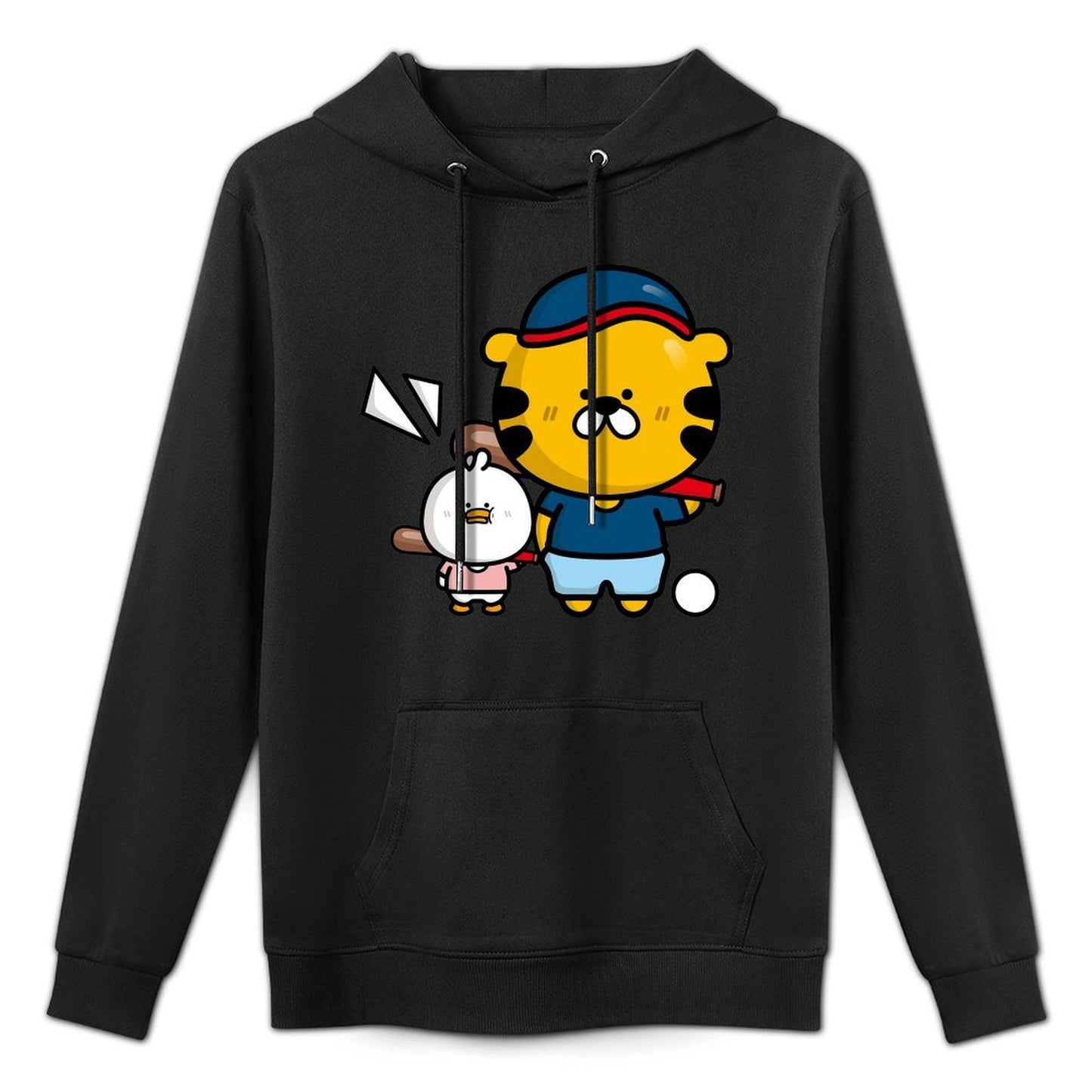 LooseFit TimelessComfort Front Graphic Hoodies