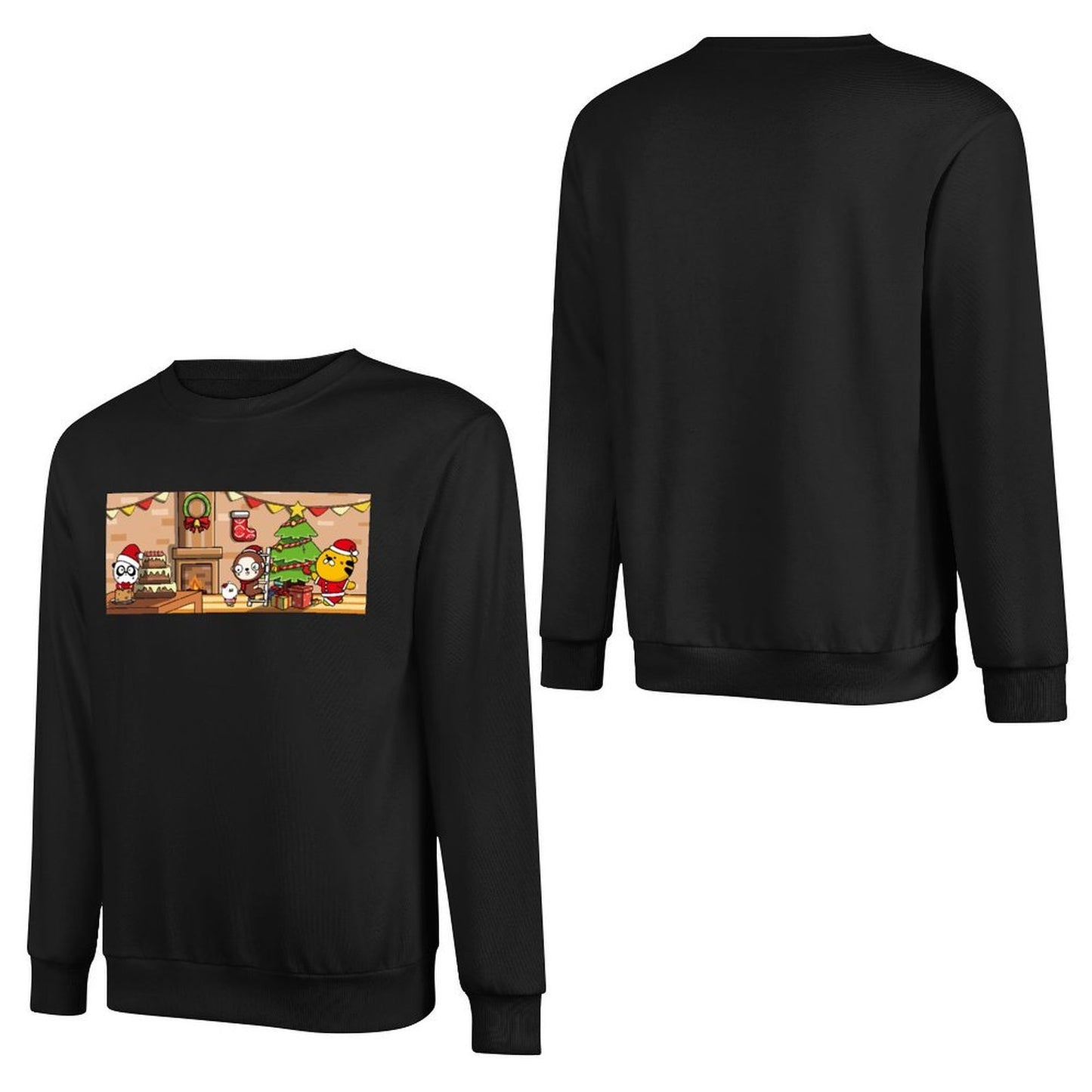 Front Patterned Long Sleeve TopCotton Refined