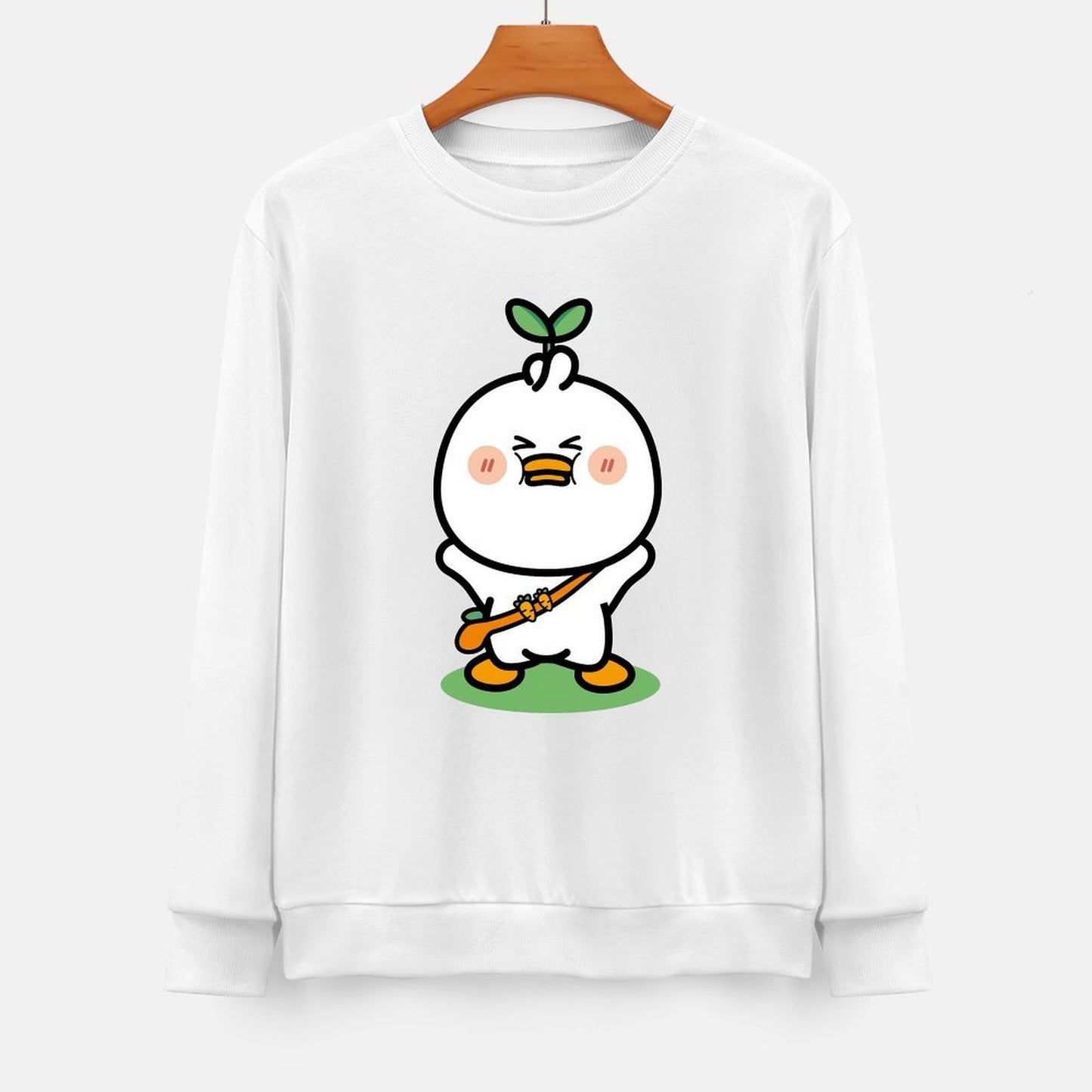 Front Patterned Long Sleeve TopReliable EasyWear