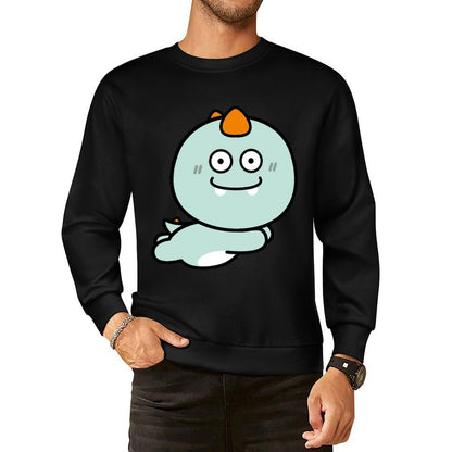 Front Patterned Long Sleeve TopEasy-Care SoftFeel