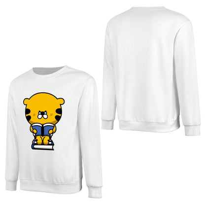 Front Patterned Long Sleeve TopColorfast Fitted