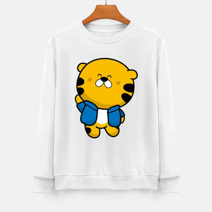 Front Patterned Long Sleeve TopSleek Fresh