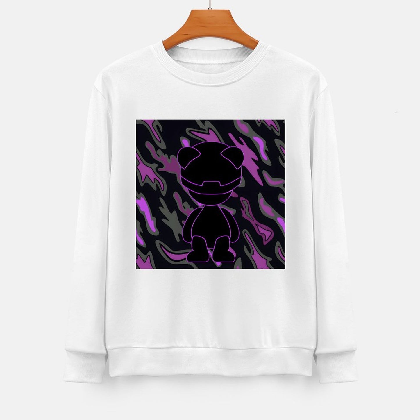 Long Sleeve With Front PatternRelaxed Fit Breathable