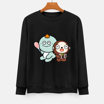  Front Patterned Long Sleeve TopLifestyle Neutral