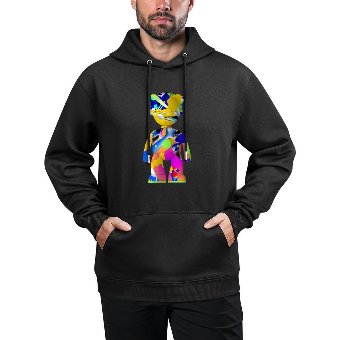 IPIB 250g Hooded Pocket Sweatshirt Front GraphicMen's Hooded  Sweatshirt6000110-5