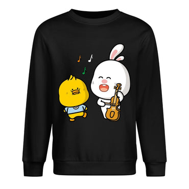 Front Patterned Long Sleeve TopSoftFeel Bold