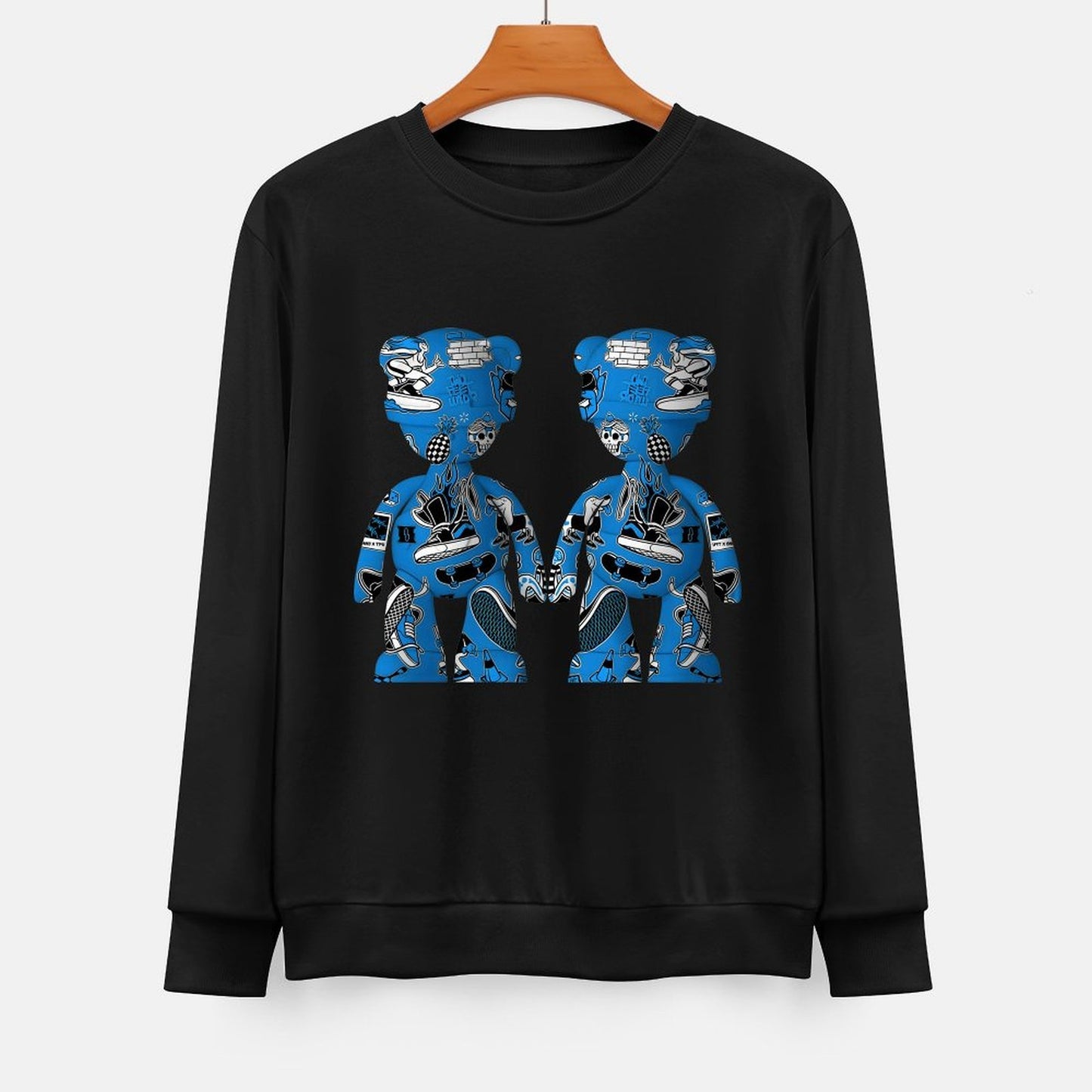 IPIB 250g Crew Neck Long Sleeve Sweatshirt Front GraphicCrew Neck Long Sleeve Sweatshirt6000084-2
