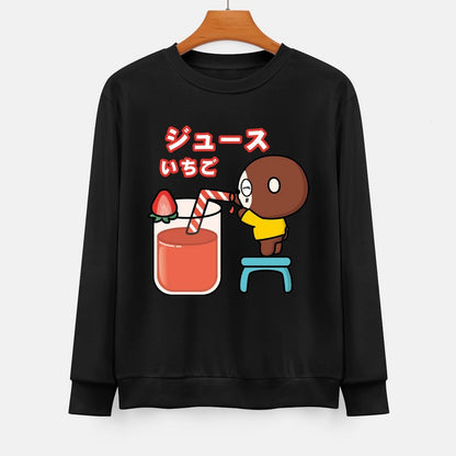  Front Patterned Long Sleeve TopClassicStyle Standard