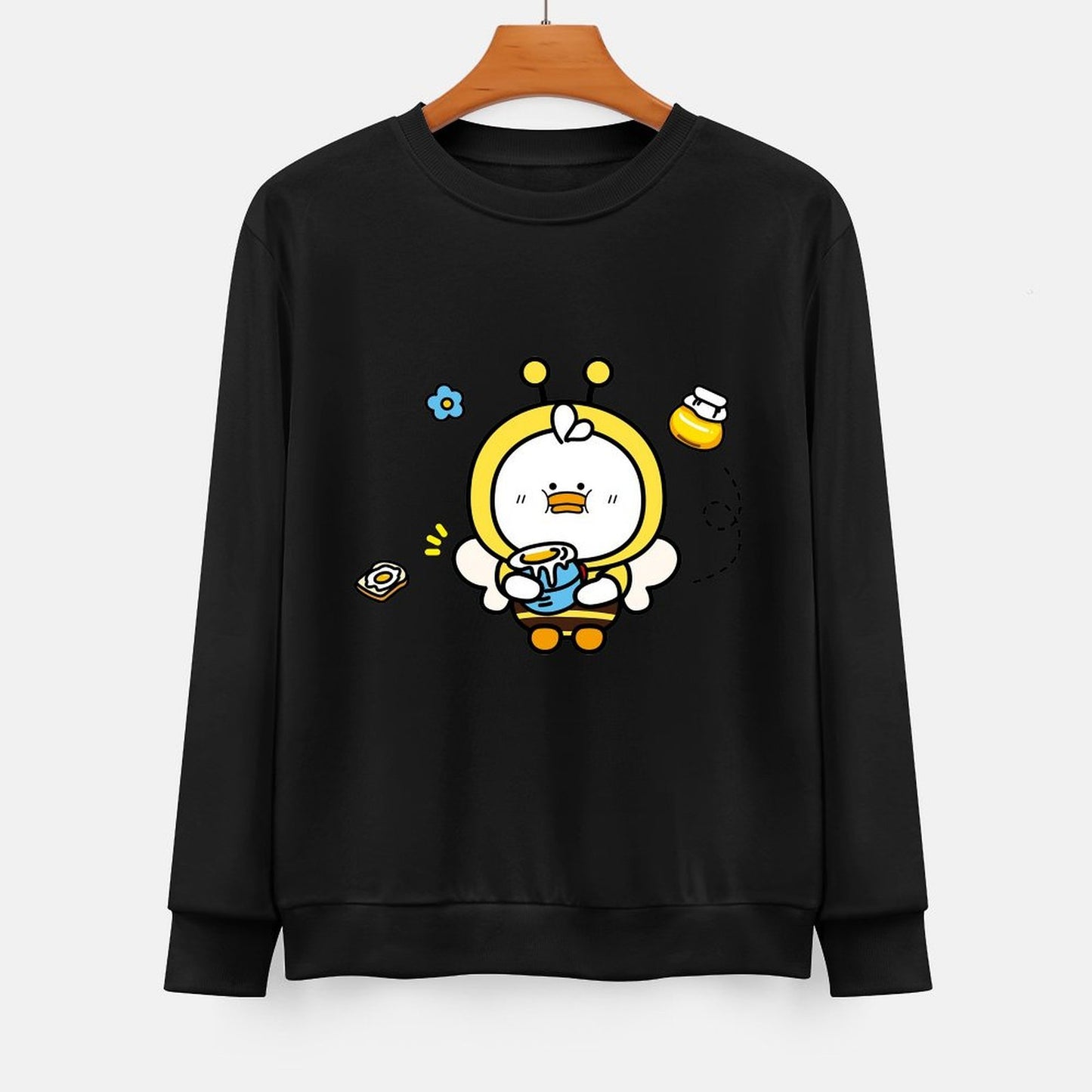 Front Patterned Long Sleeve TopSoftFeel YearRound
