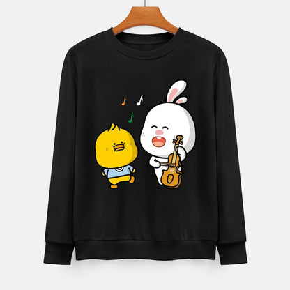  Front Patterned Long Sleeve TopSoftFeel Bold