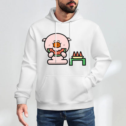 TimelessComfort Bold Front Graphic Hoodies