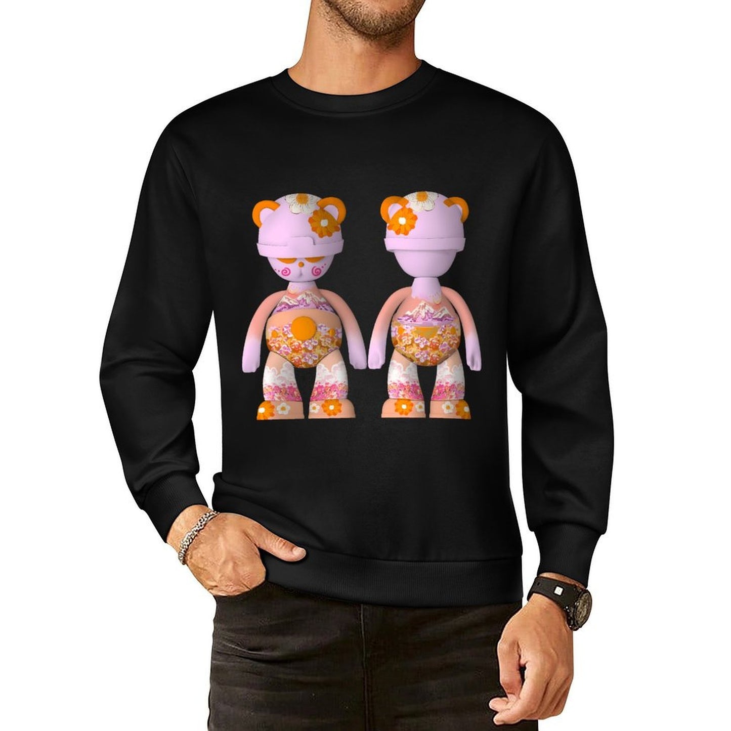 IPIB 250g Crew Neck Long Sleeve Sweatshirt Front GraphicCrew Neck Long Sleeve Sweatshirt6000080-6