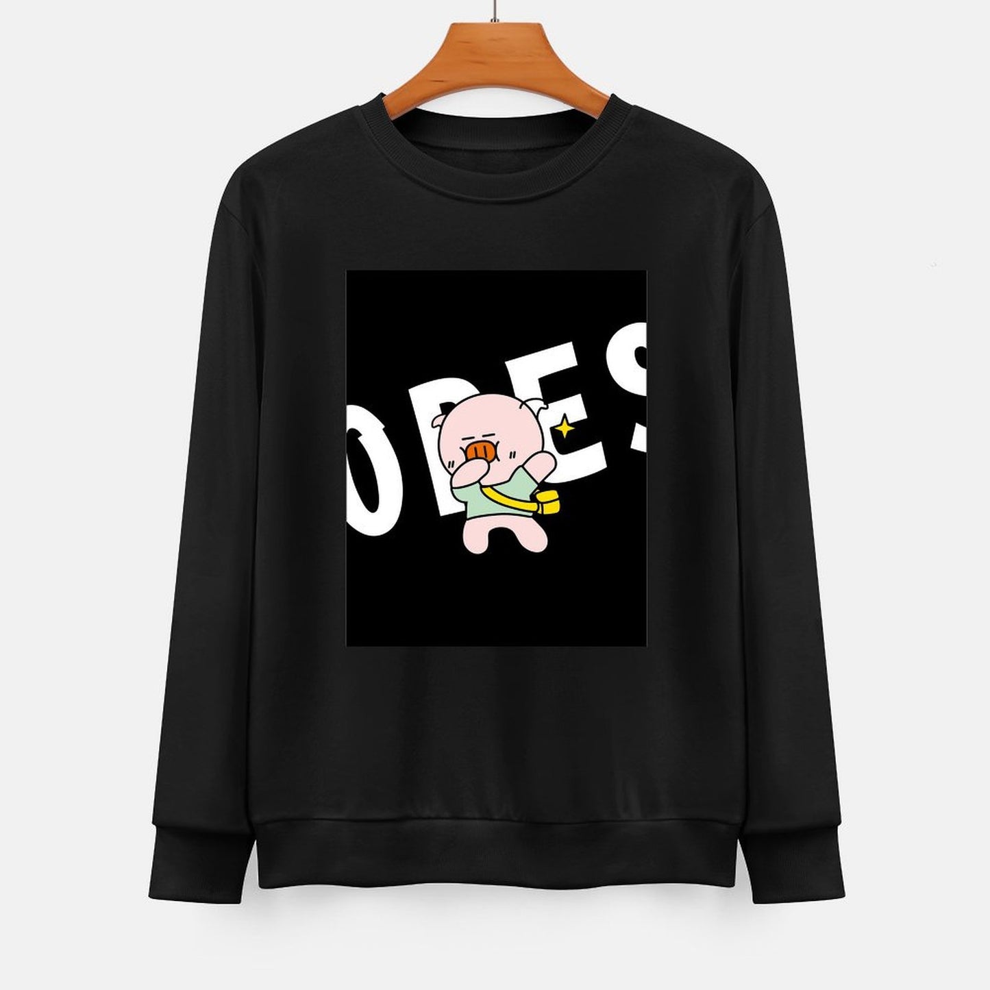  Front Patterned Long Sleeve TopNeat Printing