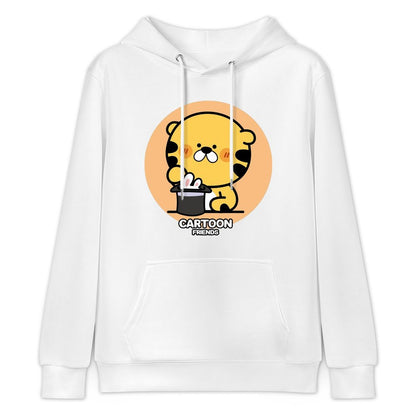 Bold Tear-Resistant Front Graphic Hoodies