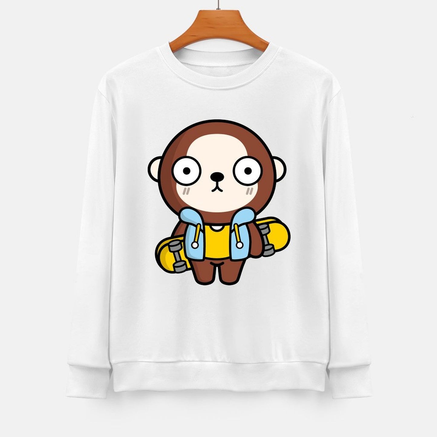 Front Patterned Long Sleeve TopLifestyle EverydayComfort