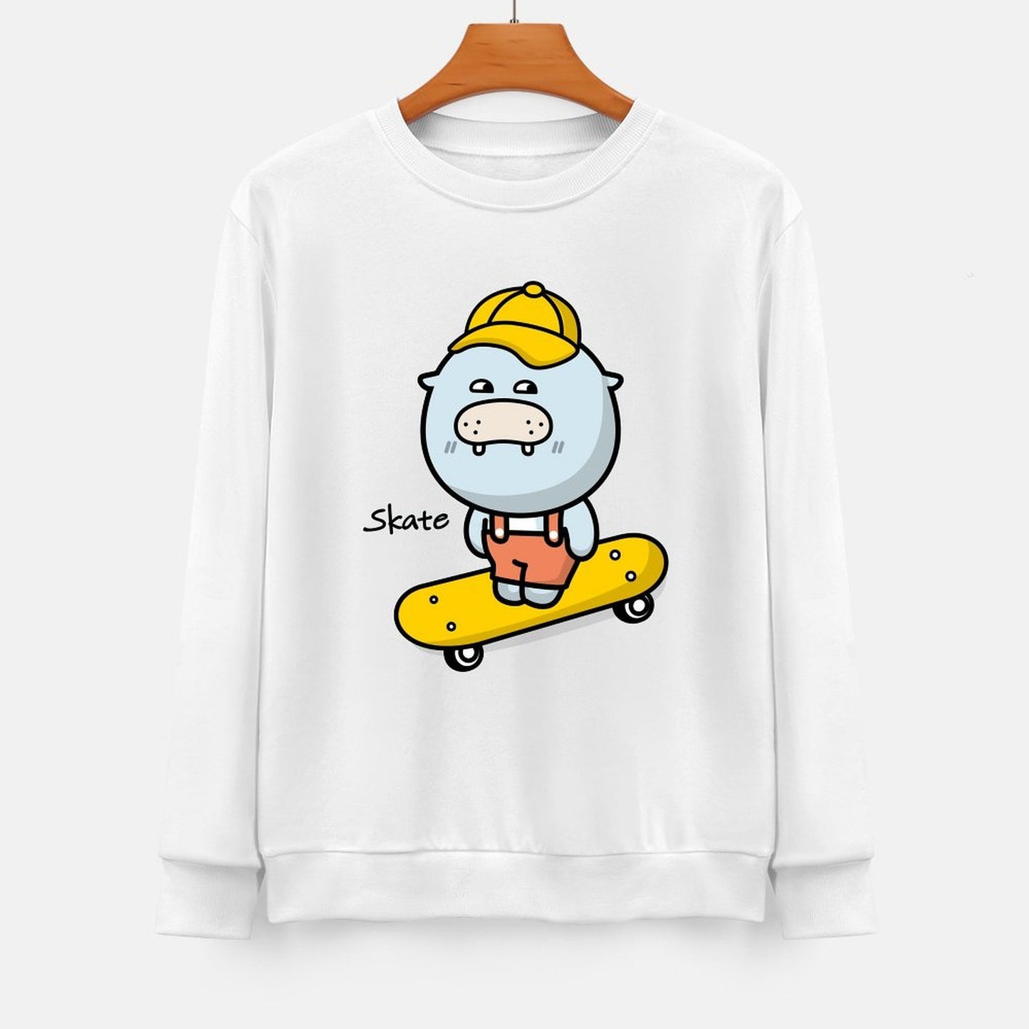 Front Patterned Long Sleeve TopActiveStyle Refined