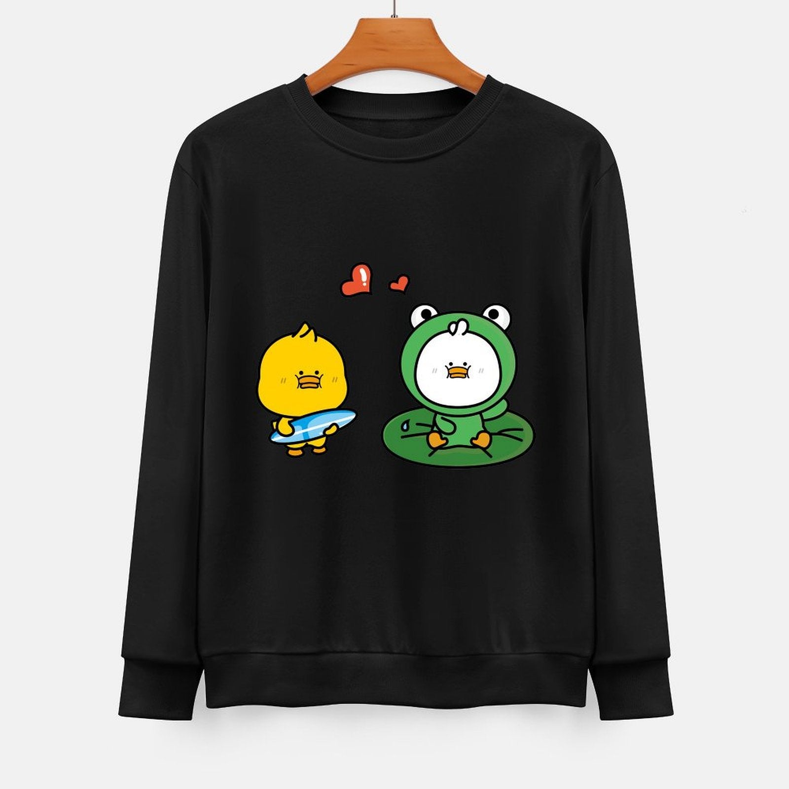  Front Patterned Long Sleeve TopVintage Colorfast