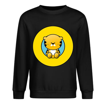 Front Patterned Long Sleeve TopFade-Proof Reliable