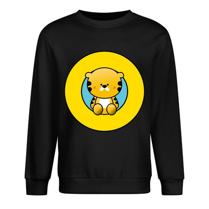 Front Patterned Long Sleeve TopFade-Proof Reliable