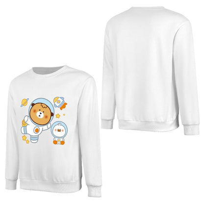 Front Patterned Long Sleeve TopFresh AllSeason