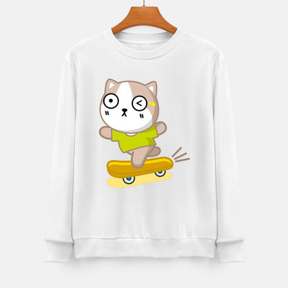 Front Patterned Long Sleeve TopActive Minimal