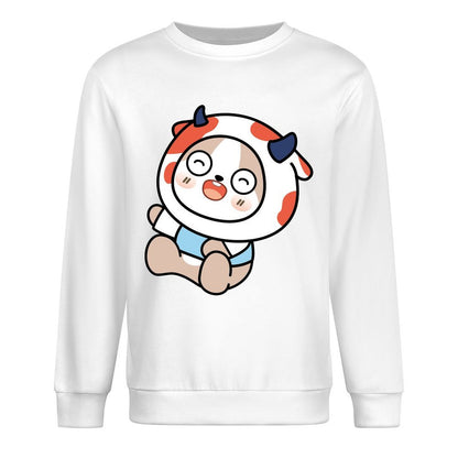 Front Patterned Long Sleeve TopDesign-Your-Own Plain