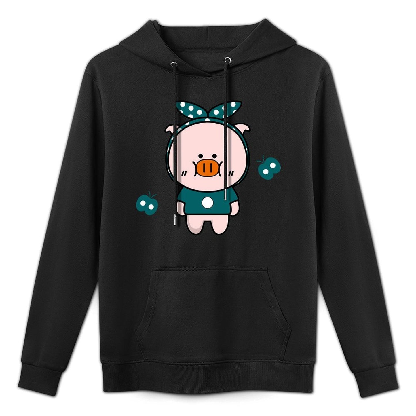 Solid Performance Front Graphic Hoodies