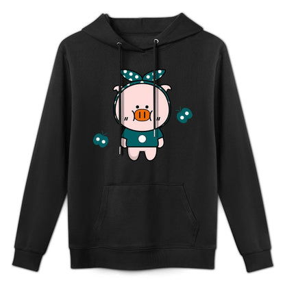 Solid Performance Front Graphic Hoodies