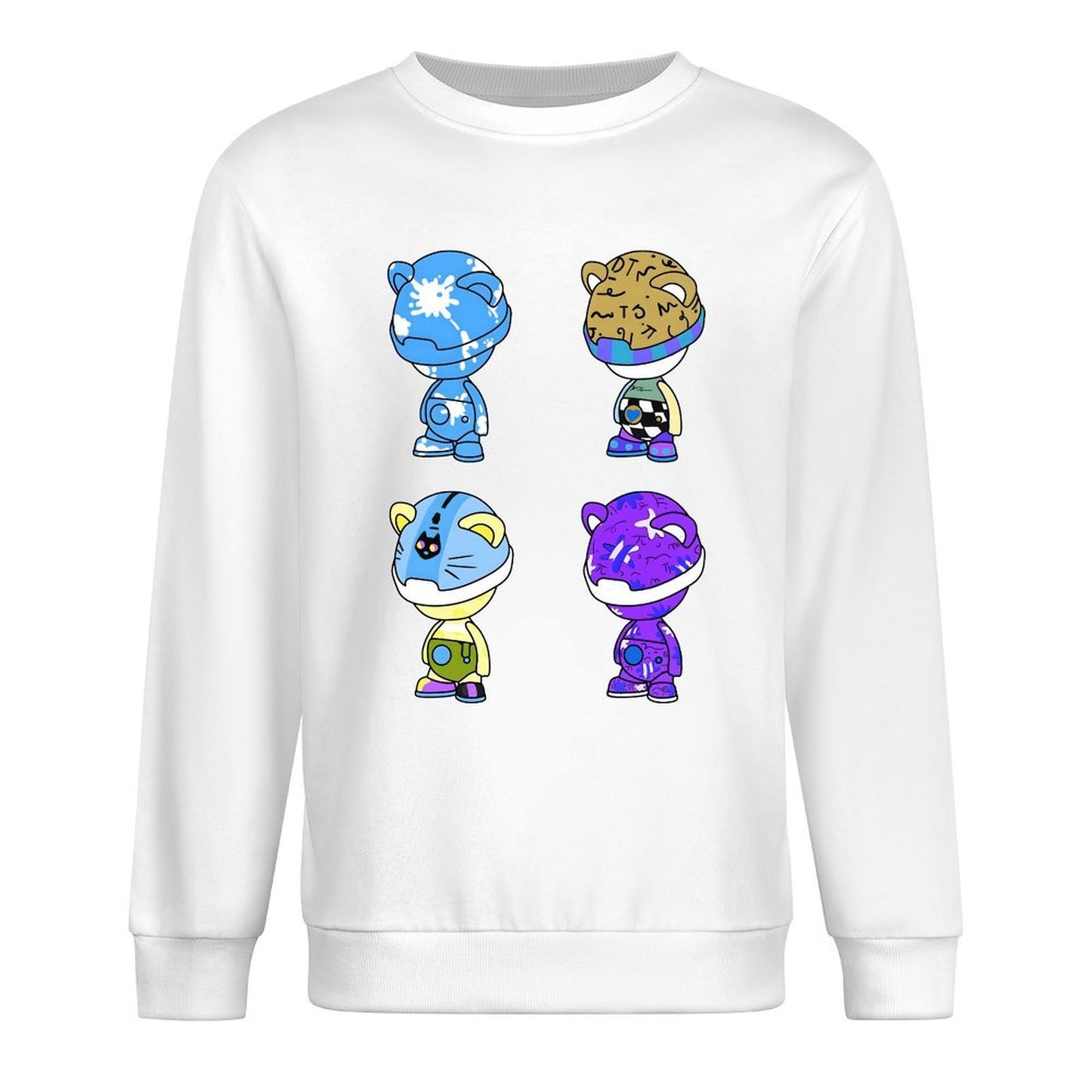 IPIB 250g Crew Neck Long Sleeve Sweatshirt Front GraphicCrew Neck Long Sleeve Sweatshirt6000074-5