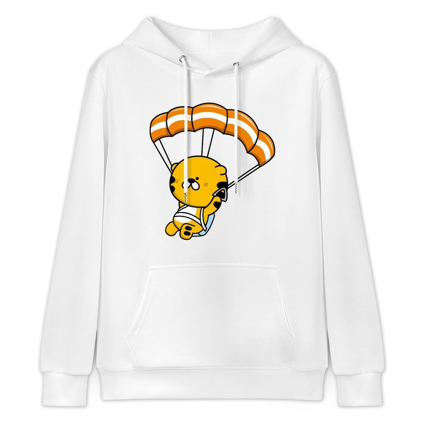 RegularFit Plain Front Graphic Hoodies