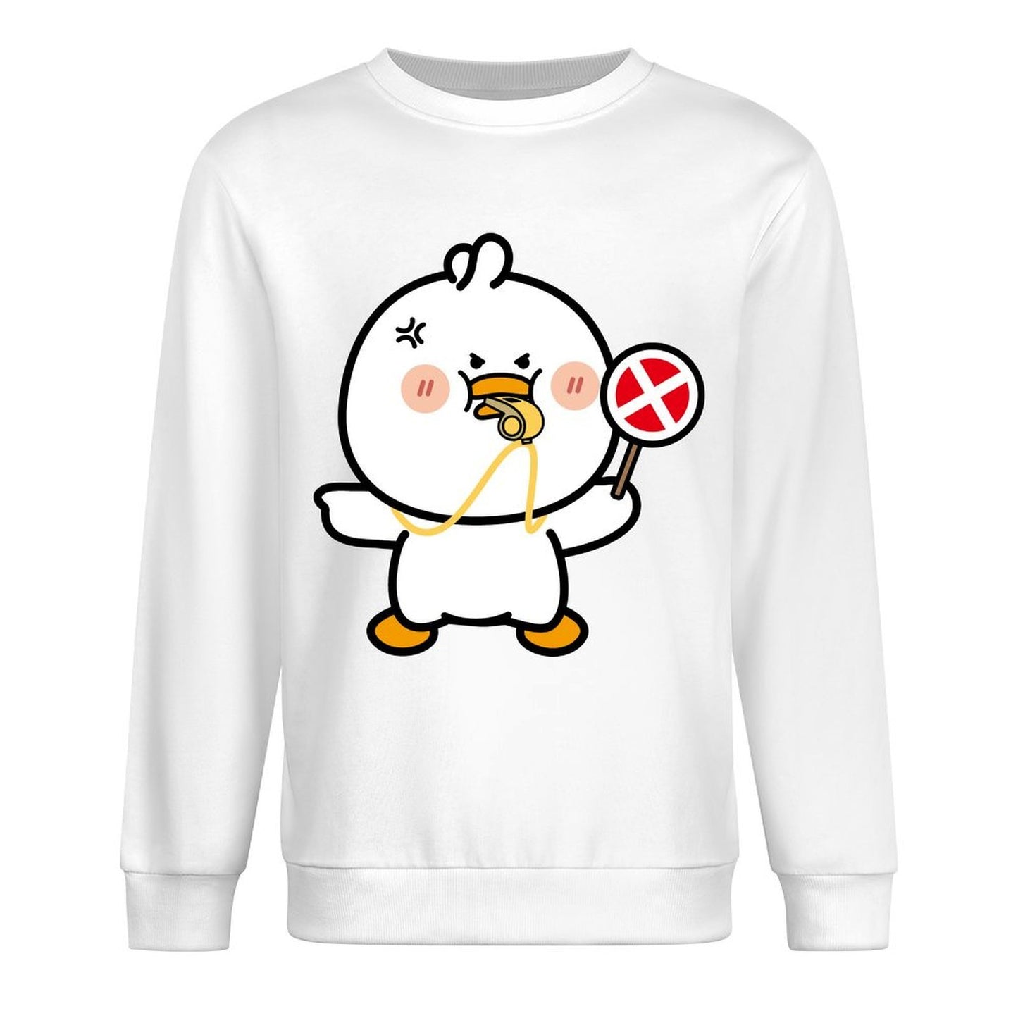 Front Patterned Long Sleeve TopAllSeason Tear-Resistant