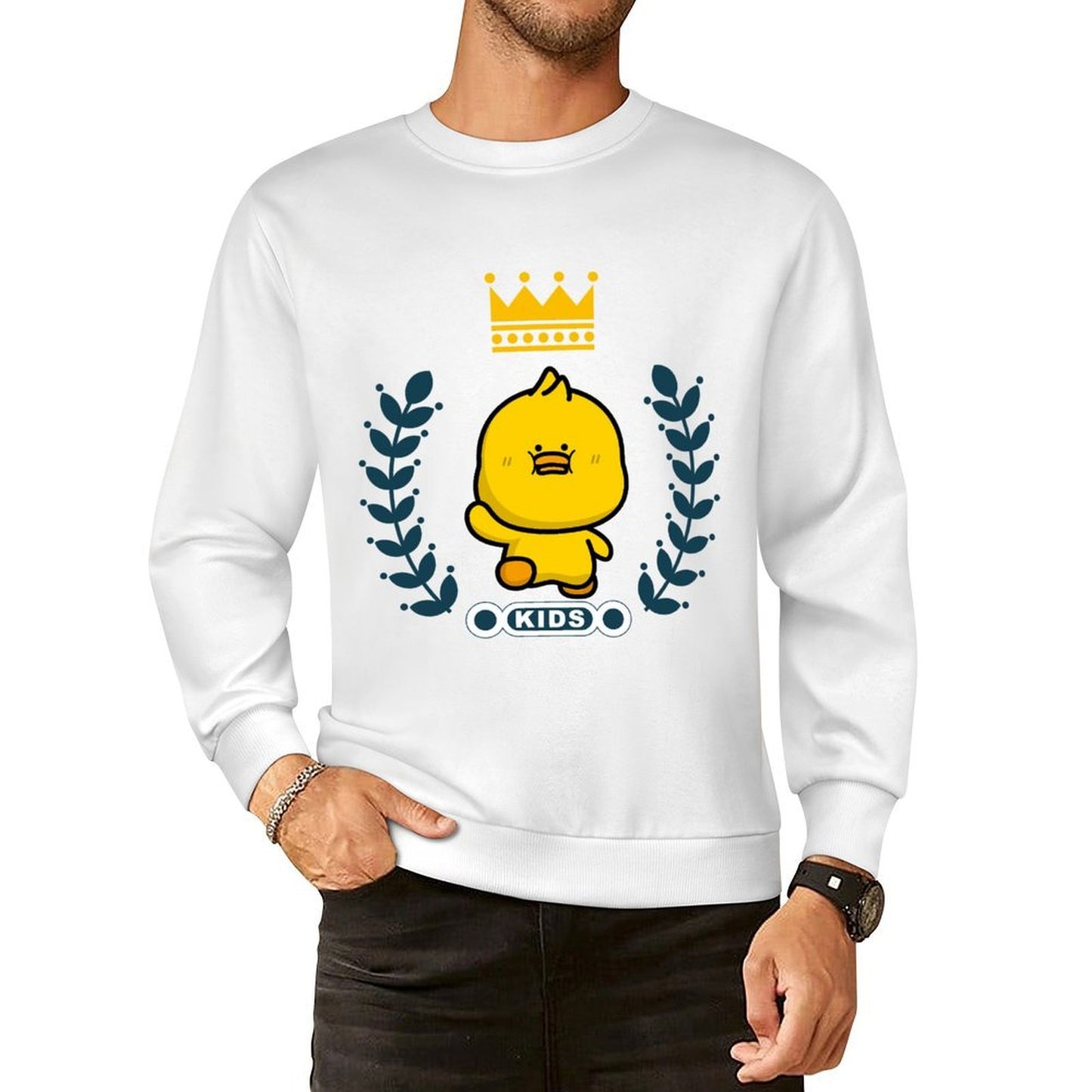 Front Patterned Long Sleeve Top Series