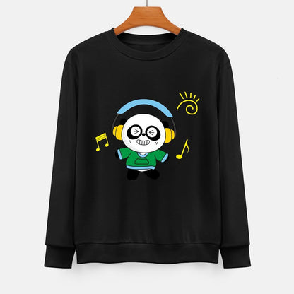  Front Patterned Long Sleeve TopCleanCut Relaxed Fit