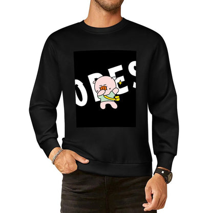 Front Patterned Long Sleeve TopNeat Printing