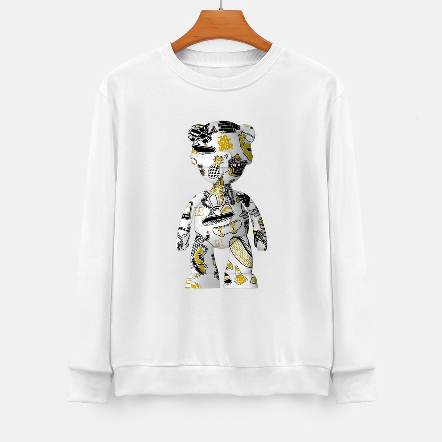 Long Sleeve With Front PatternPocket Tee Colorfast