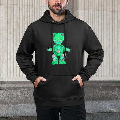 Hoodie Front PatternTear-Resistant Relaxed