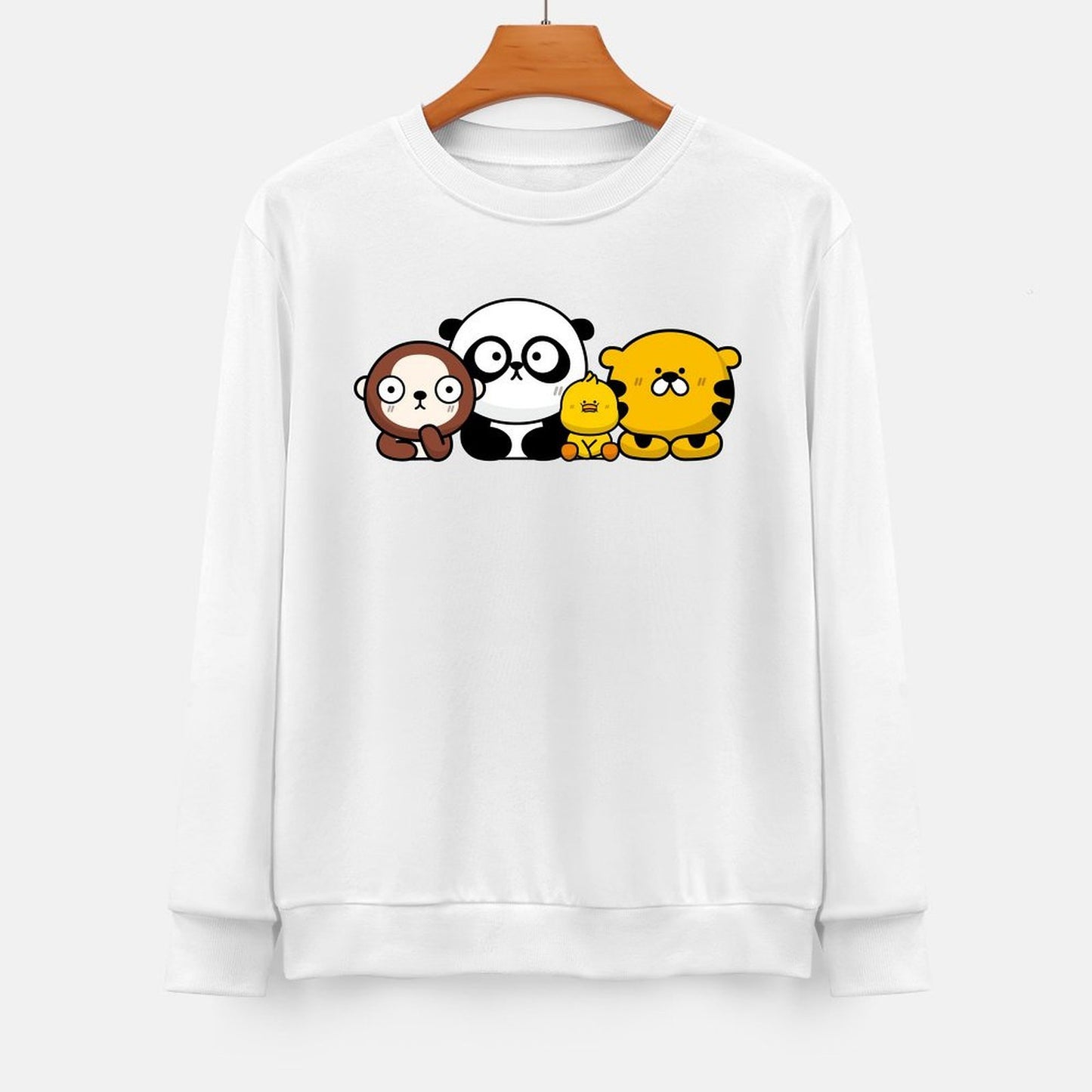 Front Patterned Long Sleeve TopSleek Everyday