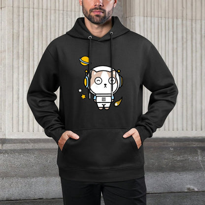 Plain Classic Fit Front Graphic Hoodies