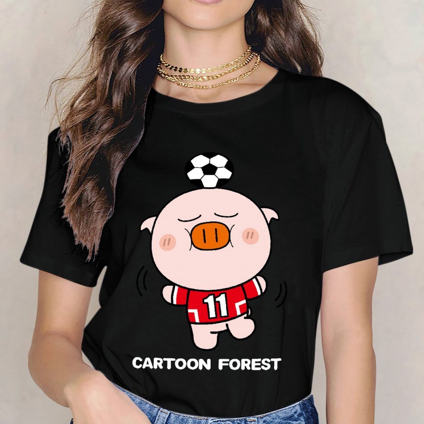 Printed TrueComfort Front Graphic T-shirt