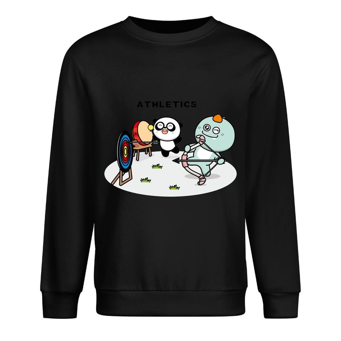 Front Patterned Long Sleeve TopActive Neutral