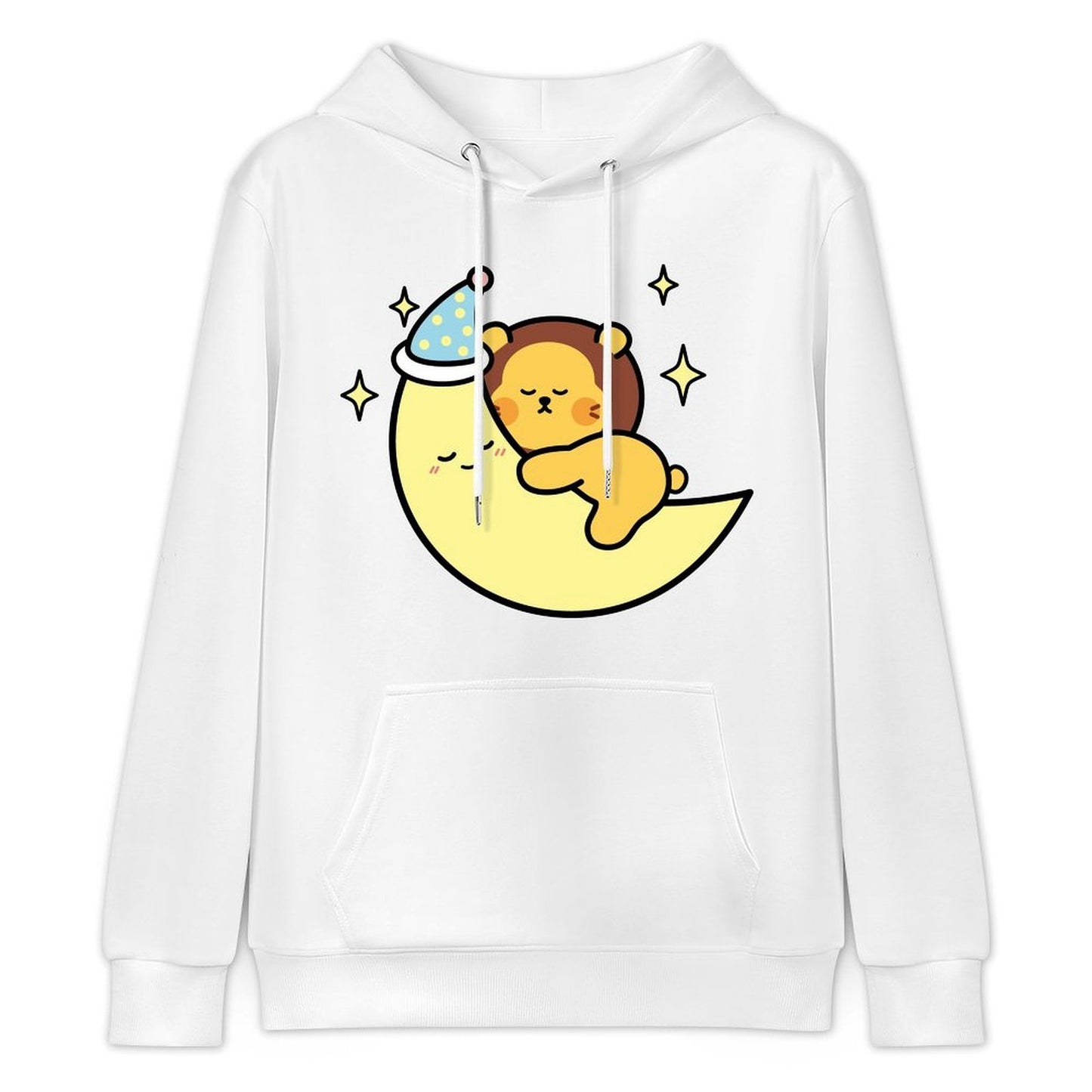 Neutral Vibrant Colors Front Graphic Hoodies