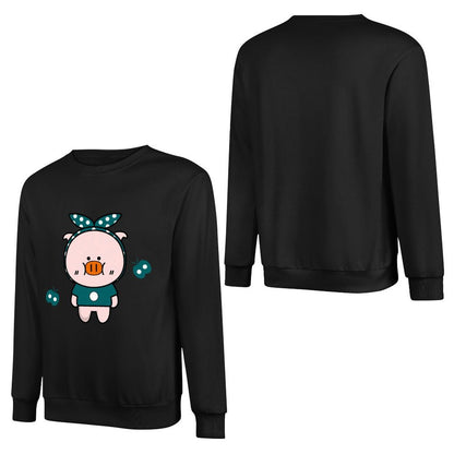Front Patterned Long Sleeve TopRelaxed Standard