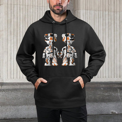 IPIB 250g Hooded Pocket Sweatshirt Front GraphicMen's Hooded  Sweatshirt6000085-3