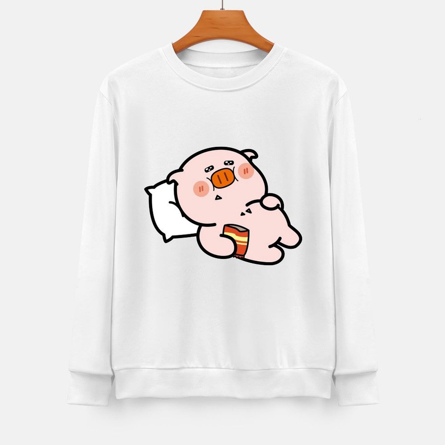 Front Patterned Long Sleeve TopWrinkle-Free SmoothWear