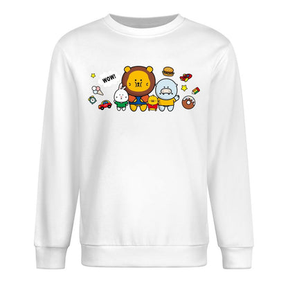 Front Patterned Long Sleeve TopClean TimelessComfort