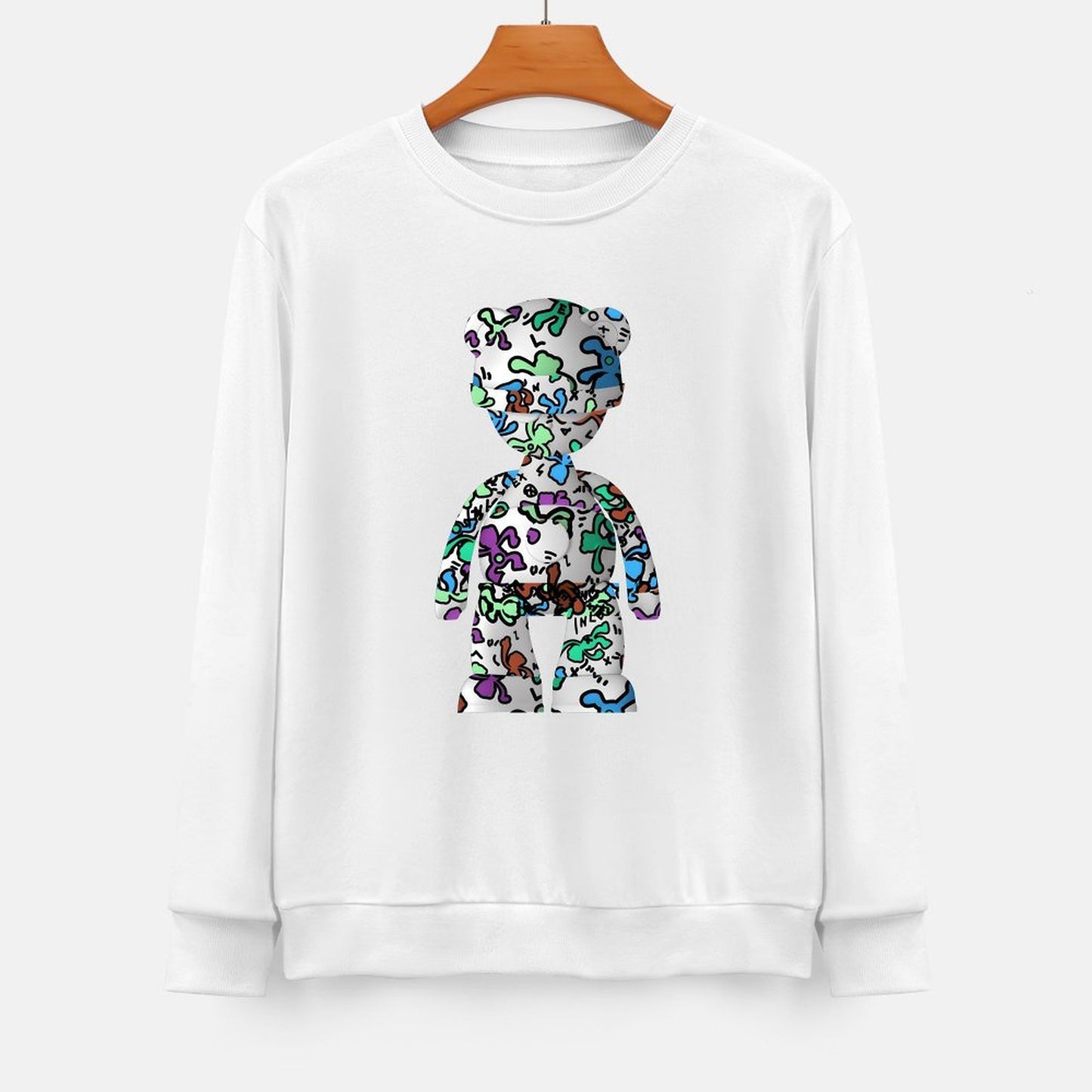 Long Sleeve With Front PatternHigh-Quality Batch-Printed